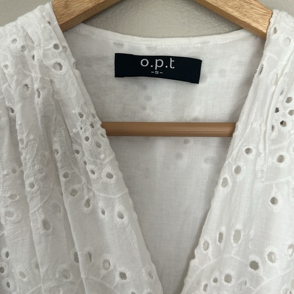 OPT white eyelet minidress small - Picture 3 of 8
